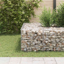 Kockasta gabionska povišena gredica od čelične žice 50x50x50 cm 145650 Kockasta gabionska povišena gredica od čelične žice 50x50x50 cm 145650