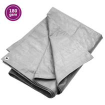 Cerada 180 g/m² 2x3 m siva HDPE 151481