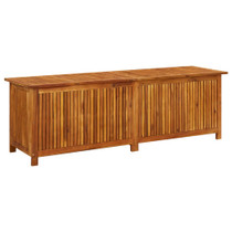 Vrtna kutija za pohranu 175 x 50 x 58 cm masivno bagremovo drvo 316499