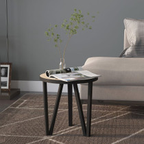 Stolić za čaj boja hrasta sonome Ø 35 cm MDF 331666