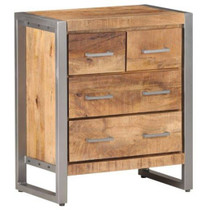 Komoda od grubog drva manga 60 x 35 x 70 cm 323485