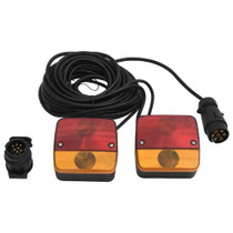 Svjetla za prikolicu 2 kom crvena 10,5x5x9,5 cm 12 V žarulja 152902