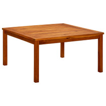 Vrtni stolić za kavu 85 x 85 x 45 cm masivno bagremovo drvo 316396