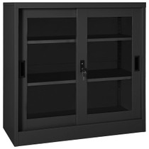 Ormarić s kliznim vratima antracit 90 x 40 x 90 cm čelični 335957