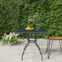 Vrtni stol antracit 80 x 80 x 72,5 cm od čelične mreže 362731