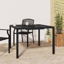 Vrtni stol antracit 100x100x72 cm čelični 362744