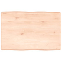 Stolna ploča 60x40x6 cm netretirana hrastovina sa živim rubom 363865