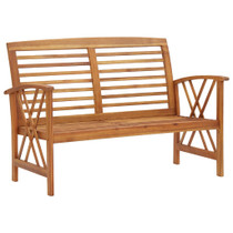 Vrtna klupa 119 cm od masivnog bagremovog drva 310269