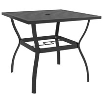 Vrtni stol antracit 81,5 x 81,5 x 72 cm čelični 312168