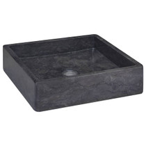 Umivaonik crni 40 x 40 x 10 cm mramorni 149169