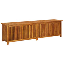 Vrtna kutija za pohranu 200 x 50 x 58 cm masivno bagremovo drvo 316500