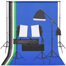 Oprema za fotografski studio sa setom svjetala i pozadinom 3094698 Oprema za fotografski studio sa setom svjetala i pozadinom 3094698