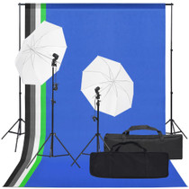 Fotografska studijska oprema sa setom svjetala i pozadinom 3094668