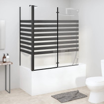 Prugasta tuš-kabina 120 x 68 x 130 cm od kaljenog stakla 151863