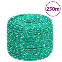 Brodski konop zeleni 10 mm 250 m od polipropilena 152721