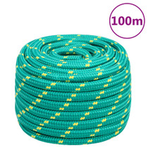 Brodski konop zeleni 20 mm 100 m od polipropilena 152740