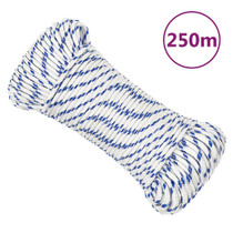 Brodski konop bijeli 4 mm 250 m od polipropilena 152277