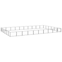 Kavez za pse crni 60 m² čelični 3082173