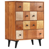 Komoda od masivnog bagremovog drva 60 x 30 x 75 cm 247681