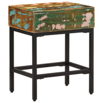 Bočni stolić 40 x 30 x 51 cm od masivnog obnovljenog drva 338473