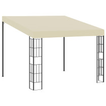 Zidna sjenica 3 x 3 m krem od tkanine 47987