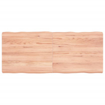 Stolna ploča svjetlosmeđa 120x50x6 cm od obrađene hrastovine 363959
