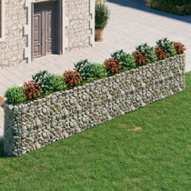 Gabionska povišena gredica od pocinčanog željeza 540x50x100 cm 152038 Gabionska povišena gredica od pocinčanog željeza 540x50x100 cm 152038