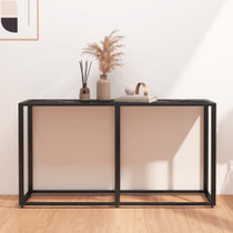 Konzolni stol boja crnog mramora 140x35x75,5 cm kaljeno staklo 331677 Konzolni stol boja crnog mramora 140x35x75,5 cm kaljeno staklo 331677