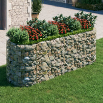 Gabionska povišena gredica od pocinčanog željeza 300x100x100 cm 152046
