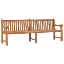 Vrtna klupa 228 cm od masivne tikovine 316640