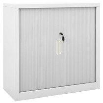 Ormarić s kliznim vratima sivi 90 x 40 x 90 cm čelični 336430