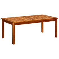 Vrtni stolić za kavu 110 x 60 x 45 cm masivno bagremovo drvo 316401