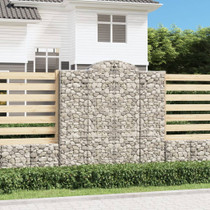 Gabionska košara s lukom 200x30x200/220 cm pocinčano željezo 153490