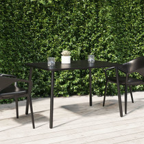Vrtni stol antracit 110x80x71 cm čelični 362739