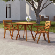 Vrtni stol 85x85x75 cm od masivnog bagremovog drva 363304