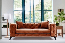 Sofa sa 2 sedišta Como - narančasta