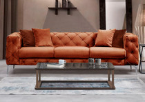 Sofa sa 3 sjedala Como - narančasta