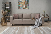 Sofa sa 3 sjedala Kelj Linen - krem Sofa sa 3 sjedala Kelj Linen - krem
