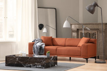 Sofa sa 3 sjedala Petra 3 - Narandžasta Sofa sa 3 sjedala Petra 3 - Narandžasta