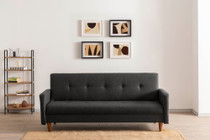 Sofa za 3 sjedala Hiko - tamno siva