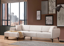 Ugaona sofa Belissimo lijevo - Off White