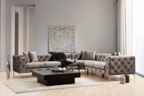 Ugaona sofa Como desno - antracit