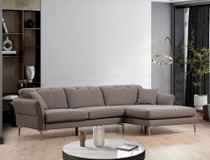 Ugaona sofa  Costor Corner Desno Siva