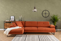 Ugaona sofa Mustang veliki lijevo - narandžasto