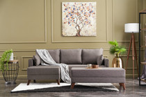 Ugaona sofa-krevet Bella Mini Ugaona Sofa Lijeva - Braon Ugaona sofa-krevet Bella Mini Ugaona Sofa Lijeva - Braon