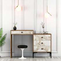 Stol za sminkanje Lisabon 552 - Orah, bijeli