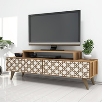 Hanah Home TV stalak Grad - orah, krem  Hanah Home TV stalak Grad - orah, krem