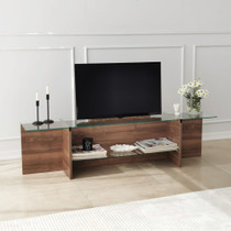 Hanah Home TV stalak Pobjeći - orah 
