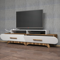 Hanah Home TV stalak Flora - orah, bijela  Hanah Home TV stalak Flora - orah, bijela