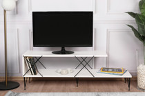 Hanah Home TV stalak Ulica – Bijela 